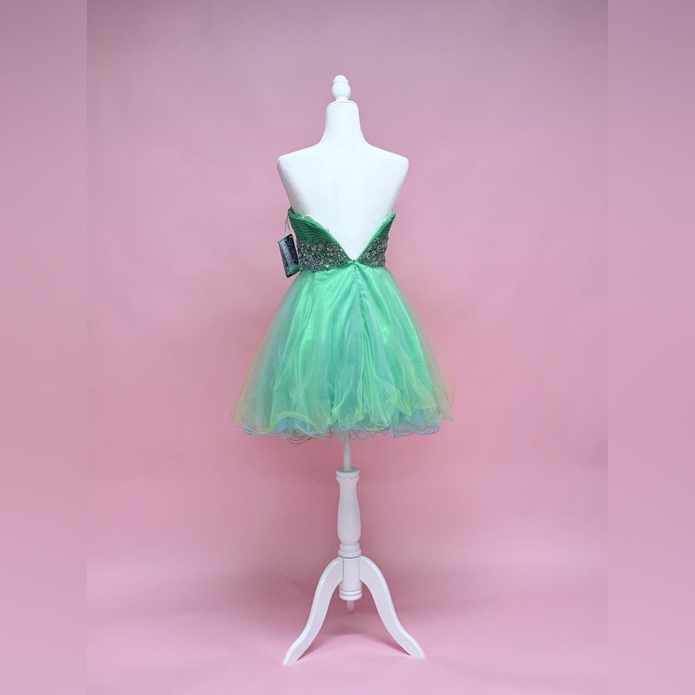 Mac Duggal Lime Colored Dress - Picture 7 of 12